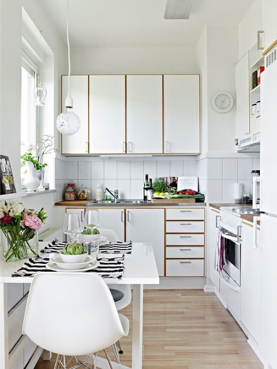 White small kitchen