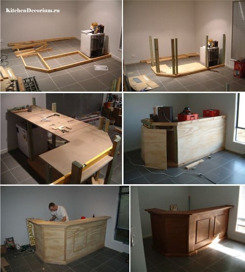 Bar counter with your own hands - step by step instructions