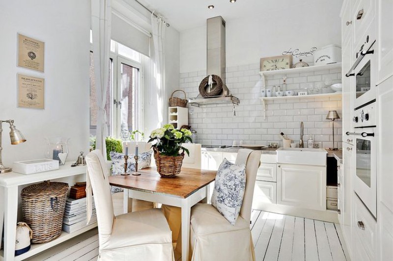 Provence white kitchen