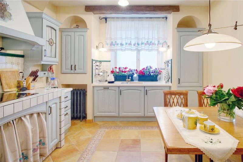 Provence-style kitchen