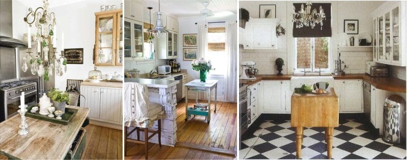 Island in the kitchen - country style, Provence, Chebbi chic, rustic