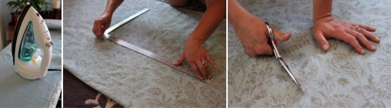 Cucire un semplice lambrequin con le tue mani - materiale da taglio