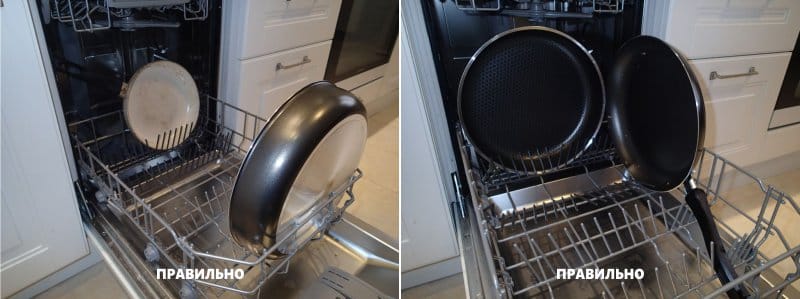 Sådan lægges pander og store retter op i opvaskemaskinen