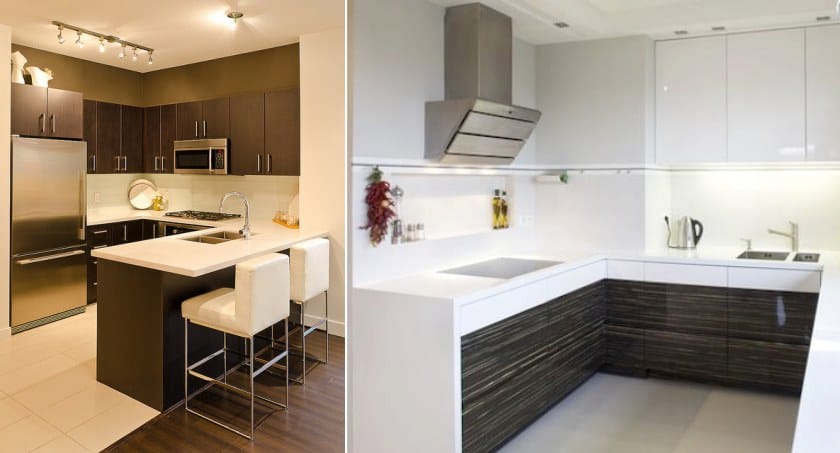 Kitchen lighting with low ceilings with spotlights