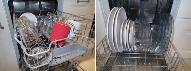 Korrekt opstilling af retter i opvaskemaskinen
