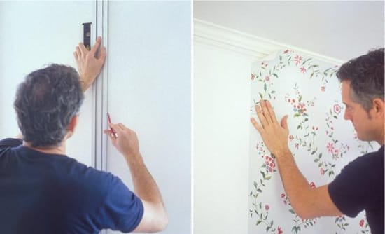 How to glue vinyl wallpaper