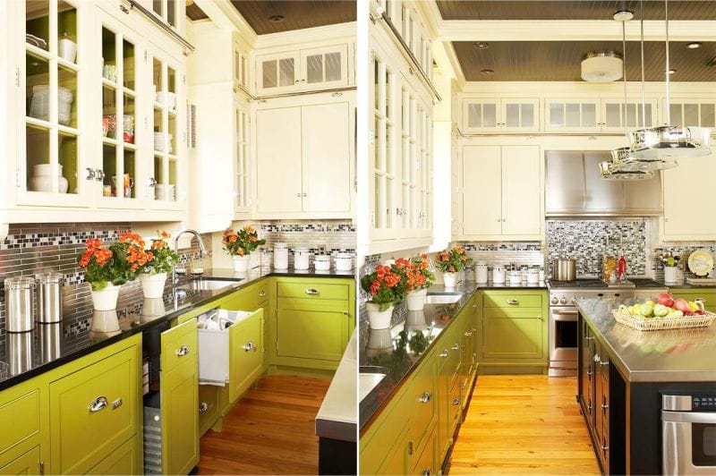 Baltos ir žalios virtuvės