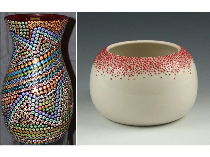 Tapybos idėjas keramikos vazai