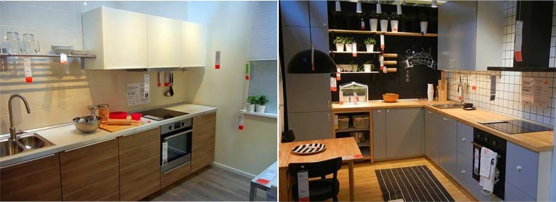 Metodo delle cucine nello showroom Ikea