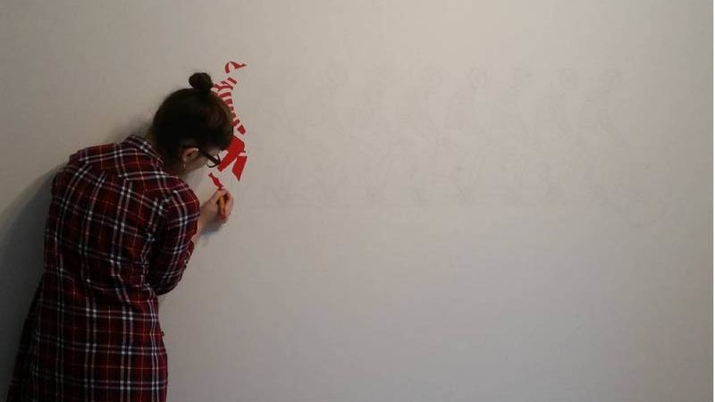 Sienų tapyba su projektoriumi